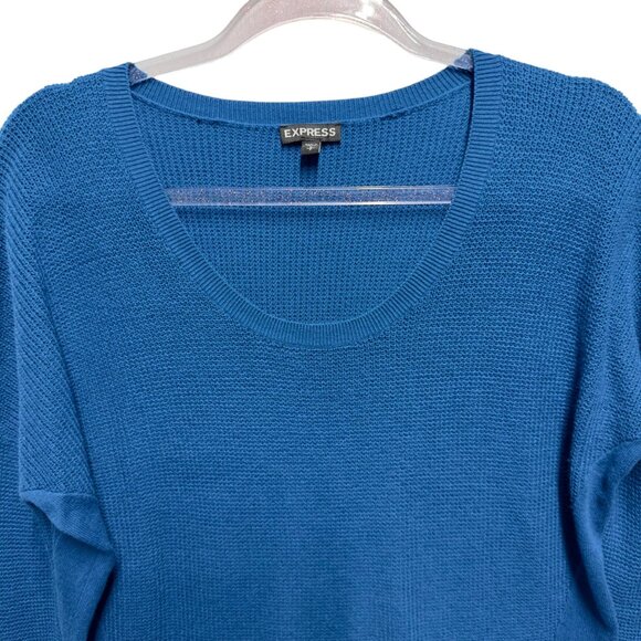 Express Oversized Drop Shoulder Knit Sweater - Picture 3 of 9